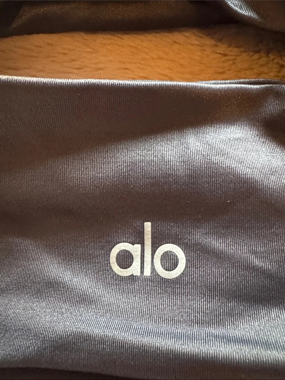 ALO Yoga Black Scoop-Back Sports Bra